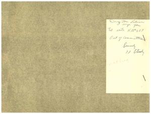 [Postcard from Ed Stanley to Truett Latimer, March 9, 1957]