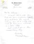 Letter: [Letter from Marshall Rhew to Truett Latimer, April 2, 1957]