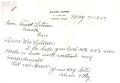 Letter: [Letter from Alvin O'Pry to Truett Latimer, May 7, 1957]