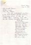 Primary view of [Letter from Anson First Baptist Church's Women's Missionary Union to Truett Latimer, March 19, 1957]
