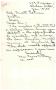 Letter: [Letter from Mrs. Cyrus Ray to Truett Latimer, January 15, 1957]