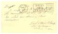 Primary view of [Postcard from Fred and Marie Thorp to Truett Latimer, March 19, 1957]