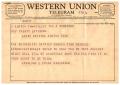 Primary view of [Telegram from Sterling L. Price, April 4, 1957]
