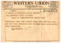 Letter: [Telegram from Jim Pomeroy, April 26, 1957]