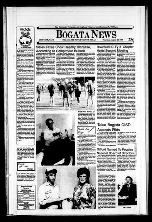 Primary view of object titled 'Bogata News (Bogata, Tex.), Vol. 53, No. 45, Ed. 1 Thursday, August 23, 1990'.