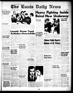 The Ennis Daily News (Ennis, Tex.), Vol. 67, No. 141, Ed. 1 Saturday, June 14, 1958
