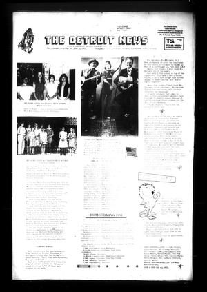 The Detroit News (Detroit, Tex.), Vol. 1, No. 14, Ed. 1 Thursday, July 2, 1981