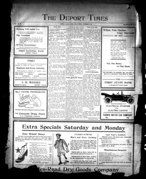The Deport Times (Deport, Tex.), Vol. 5, No. 40, Ed. 1 Friday, November 7, 1913