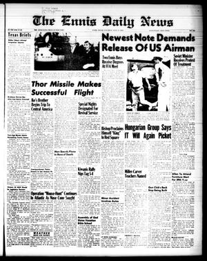 The Ennis Daily News (Ennis, Tex.), Vol. 67, No. 164, Ed. 1 Saturday, July 12, 1958