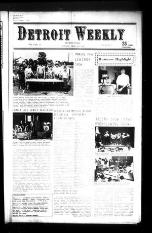 Detroit Weekly (Detroit, Tex.), Vol. 3, No. 37, Ed. 1 Thursday, March 16, 1989