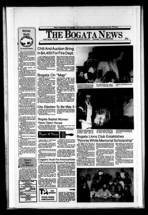 Bogata News (Bogata, Tex.), Vol. 79, No. 20, Ed. 1 Thursday, February 22, 1990