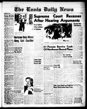 The Ennis Daily News (Ennis, Tex.), Vol. 67, No. 204, Ed. 1 Thursday, August 28, 1958