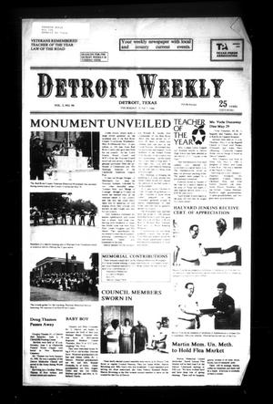 Detroit Weekly (Detroit, Tex.), Vol. 3, No. 94, Ed. 1 Thursday, June 7, 1990