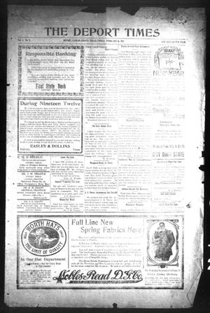 The Deport Times (Deport, Tex.), Vol. 4, No. 2, Ed. 1 Friday, February 16, 1912