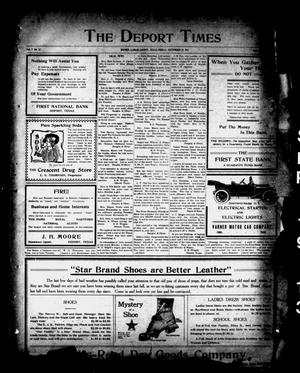 The Deport Times (Deport, Tex.), Vol. 5, No. 33, Ed. 1 Friday, September 19, 1913