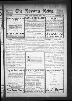 The Nocona News. (Nocona, Tex.), Vol. 8, No. 9, Ed. 1 Friday, August 9, 1912