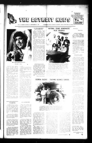 The Detroit News (Detroit, Tex.), Vol. 1, No. 26, Ed. 1 Thursday, September 24, 1981