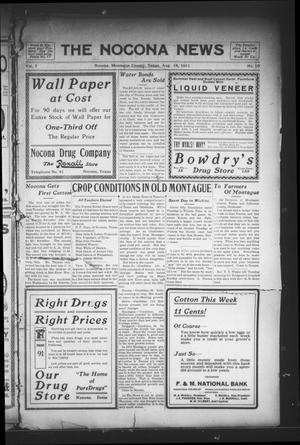 The Nocona News (Nocona, Tex.), Vol. 7, No. 10, Ed. 1 Friday, August 18, 1911