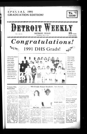 Detroit Weekly (Detroit, Tex.), Vol. 5, No. 18, Ed. 1 Thursday, May 23, 1991