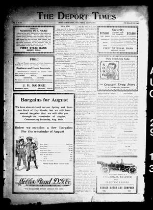 The Deport Times (Deport, Tex.), Vol. 5, No. 30, Ed. 1 Friday, August 29, 1913
