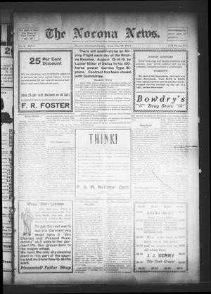 The Nocona News. (Nocona, Tex.), Vol. 9, No. 6, Ed. 1 Friday, July 18, 1913