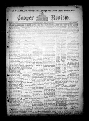 Cooper Review. (Cooper, Tex.), Vol. 33, No. 1, Ed. 1 Friday, January 3, 1913