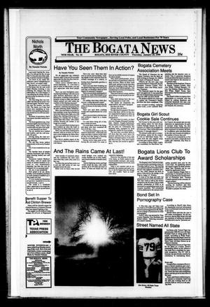 Primary view of object titled 'Bogata News (Bogata, Tex.), Vol. 79, No. 16, Ed. 1 Thursday, January 25, 1990'.