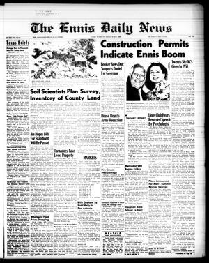 The Ennis Daily News (Ennis, Tex.), Vol. 67, No. 133, Ed. 1 Thursday, June 5, 1958