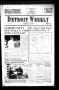 Newspaper: Detroit Weekly (Detroit, Tex.), Vol. 3, No. 113, Ed. 1 Thursday, Nove…