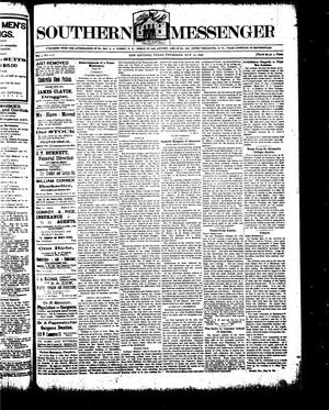 Primary view of object titled 'Southern Messenger (San Antonio, Tex.), Vol. 7, No. 11, Ed. 1 Thursday, May 19, 1898'.