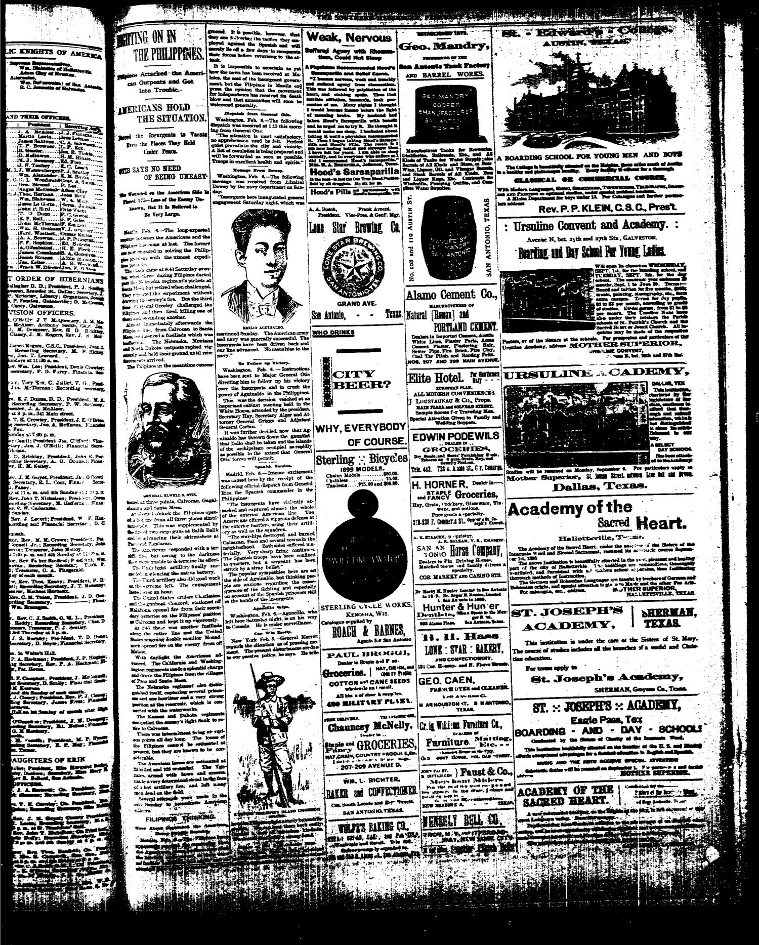 Southern Messenger. (San Antonio, Tex.), Vol. 7, No. 50, Ed. 1 Thursday, February 9, 1899
                                                
                                                    [Sequence #]: 3 of 8
                                                
