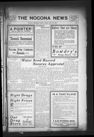 Primary view of object titled 'The Nocona News (Nocona, Tex.), Vol. 7, No. 5, Ed. 1 Friday, July 14, 1911'.