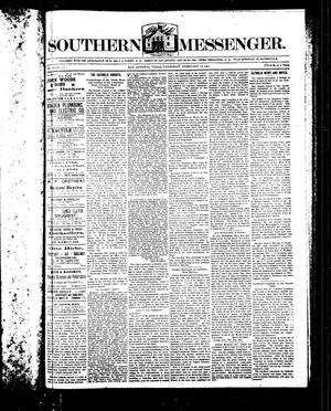 Primary view of object titled 'Southern Messenger. (San Antonio, Tex.), Vol. 10, No. 1, Ed. 1 Thursday, February 28, 1901'.