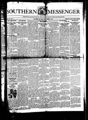Primary view of object titled 'Southern Messenger (San Antonio and Dallas, Tex.), Vol. 27, No. 46, Ed. 1 Wednesday, December 25, 1918'.