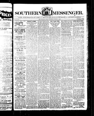 Primary view of object titled 'Southern Messenger. (San Antonio, Tex.), Vol. 10, No. 4, Ed. 1 Thursday, March 21, 1901'.