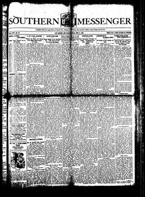 Primary view of object titled 'Southern Messenger (San Antonio and Dallas, Tex.), Vol. 27, No. 20, Ed. 1 Thursday, June 27, 1918'.