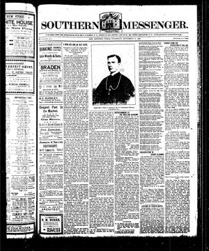 Primary view of object titled 'Southern Messenger. (San Antonio, Tex.), Vol. 11, No. 37, Ed. 1 Thursday, November 6, 1902'.