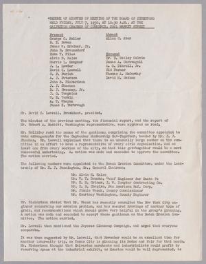 [Meeting Minutes from Galveston Chamber of Commerce, July 7, 1950]