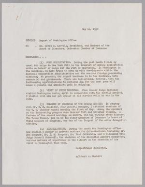 [Letter from Robert A. Nesbitt to David C. Leavell, May 16, 1950]