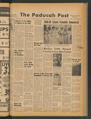 Primary view of object titled 'The Paducah Post (Paducah, Tex.), Vol. 62, No. 21, Ed. 1 Thursday, August 8, 1968'.
