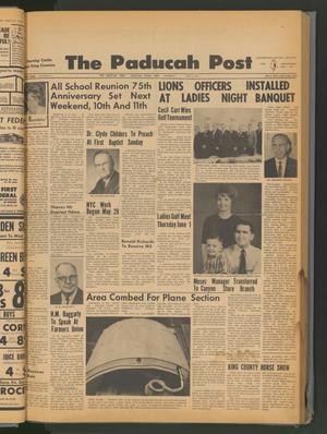 The Paducah Post (Paducah, Tex.), Vol. 60, No. 11, Ed. 1 Thursday, June 1, 1967