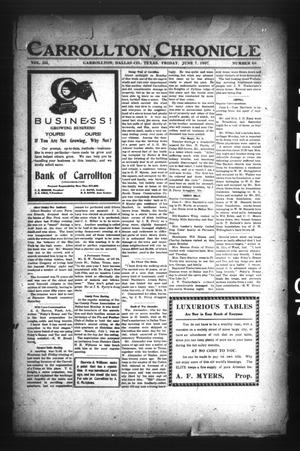 Carrollton Chronicle (Carrollton, Tex.), Vol. 3, No. 46, Ed. 1 Friday, June 7, 1907