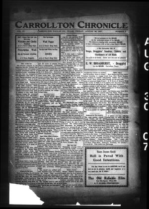 Carrollton Chronicle (Carrollton, Tex.), Vol. 4, No. 6, Ed. 1 Friday, August 30, 1907
