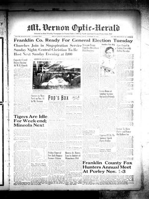 Mt. Vernon Optic-Herald (Mount Vernon, Tex.), Vol. 75, No. 2, Ed. 1 Friday, October 29, 1948