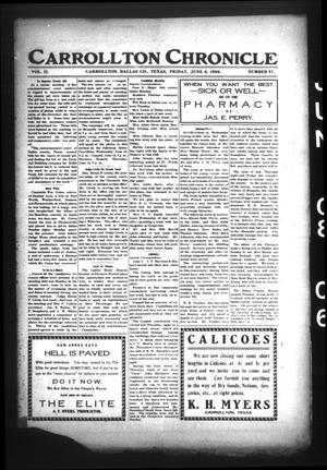 Carrollton Chronicle (Carrollton, Tex.), Vol. 2, No. 47, Ed. 1 Friday, June 8, 1906
