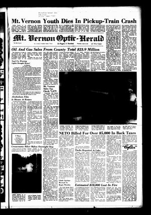 Mt. Vernon Optic-Herald (Mount Vernon, Tex.), Vol. 100, No. 45, Ed. 1 Thursday, July 24, 1975
