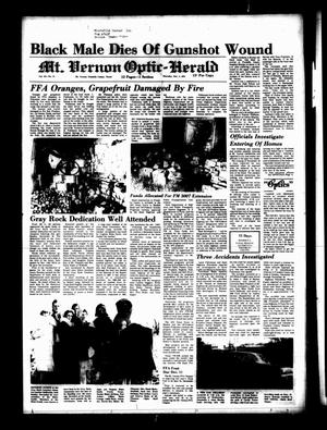 Mt. Vernon Optic-Herald (Mount Vernon, Tex.), Vol. 101, No. 12, Ed. 1 Thursday, December 4, 1975