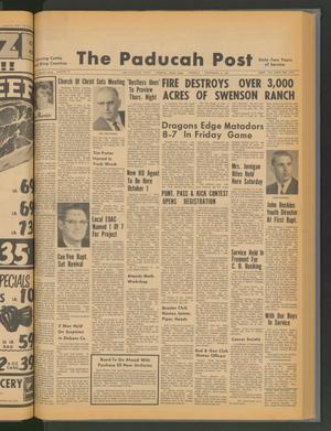 The Paducah Post (Paducah, Tex.), Vol. 62, No. 27, Ed. 1 Thursday, September 19, 1968