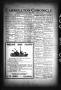 Newspaper: Carrollton Chronicle (Carrollton, Tex.), Vol. 3, No. 2, Ed. 1 Friday,…