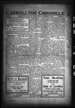 Carrollton Chronicle (Carrollton, Tex.), Vol. 3, No. 8, Ed. 1 Friday, September 14, 1906